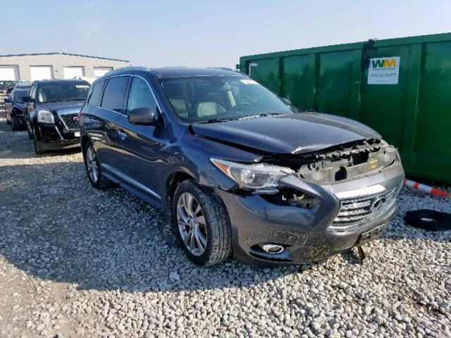 5N1AL0MM9DC344242 - 2013 INFINITI JX35 GRAY photo 1