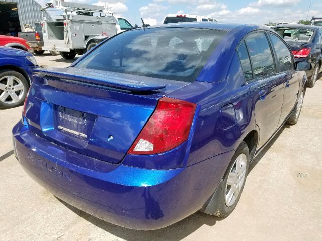 1G8AJ55F86Z183058 - 2006 SATURN ION LEVEL BLUE photo 4