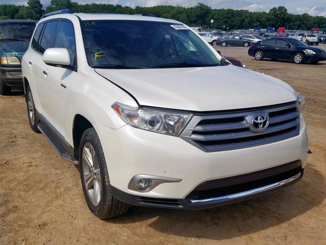 5TDYK3EH4DS140553 - 2013 TOYOTA HIGHLANDER WHITE photo 1