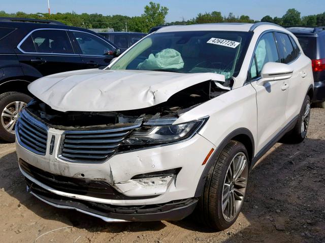 5LMTJ2AH6FUJ08580 - 2015 LINCOLN MKC WHITE photo 2