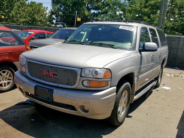 1GKFK66UX5J207468 - 2005 GMC YUKON XL D SILVER photo 2