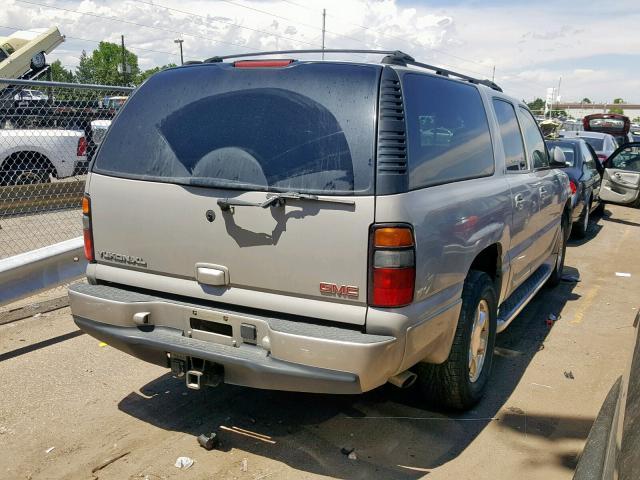 1GKFK66UX5J207468 - 2005 GMC YUKON XL D SILVER photo 4