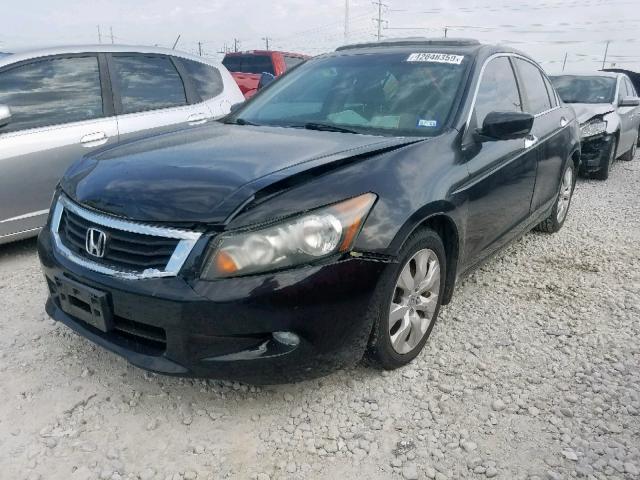 1HGCP3F80AA010662 - 2010 HONDA ACCORD EXL BLACK photo 2