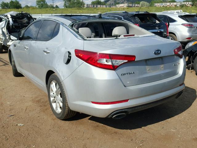 5XXGN4A63CG054518 - 2012 KIA OPTIMA EX SILVER photo 3