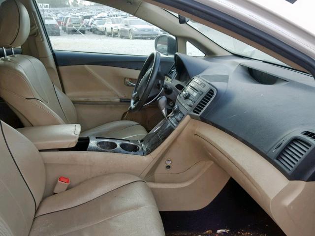 4T3ZE11A89U012007 - 2009 TOYOTA VENZA WHITE photo 5