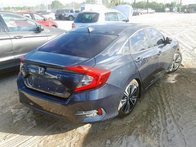 19XFC1F72GE020487 - 2016 HONDA CIVIC EXL BLUE photo 4