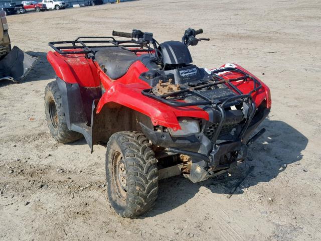 1HFTE4140H4301613 - 2017 HONDA TRX420 FA RED photo 1