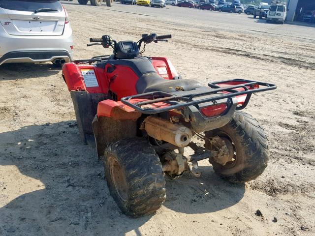 1HFTE4140H4301613 - 2017 HONDA TRX420 FA RED photo 3