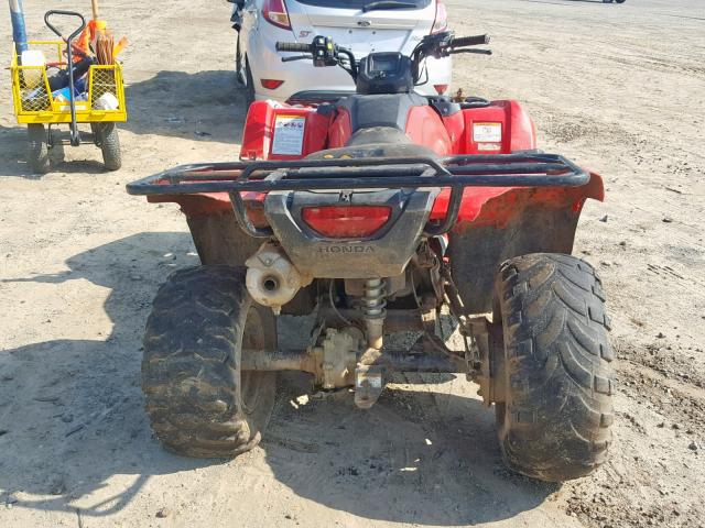 1HFTE4140H4301613 - 2017 HONDA TRX420 FA RED photo 6