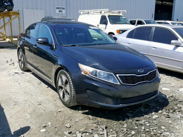 KNAGM4AD4B5002283 - 2011 KIA OPTIMA HYB BLACK photo 1