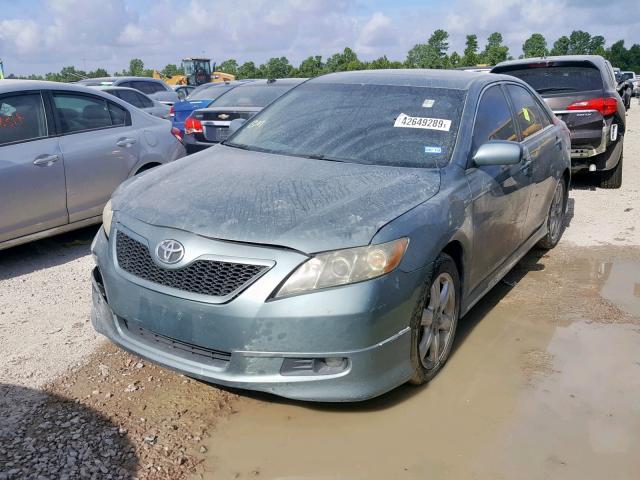 4T1BE46K87U721434 - 2007 TOYOTA CAMRY NEW GREEN photo 2