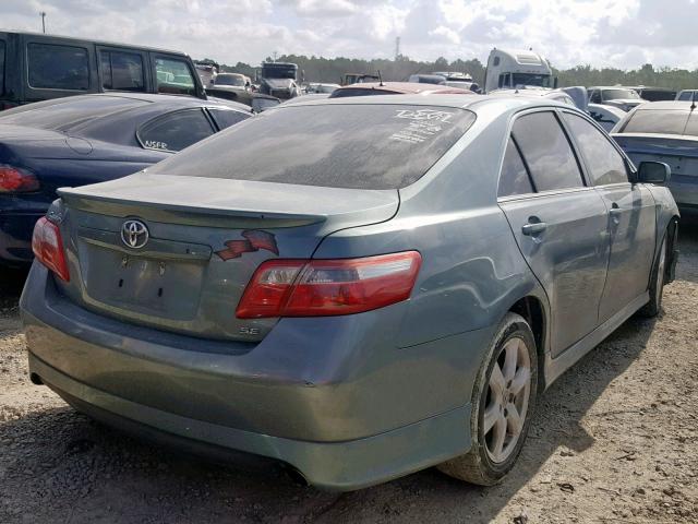 4T1BE46K87U721434 - 2007 TOYOTA CAMRY NEW GREEN photo 4