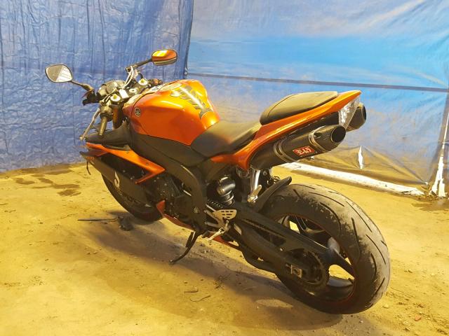 JYARN20E17A007314 - 2007 YAMAHA YZFR1 ORANGE photo 3