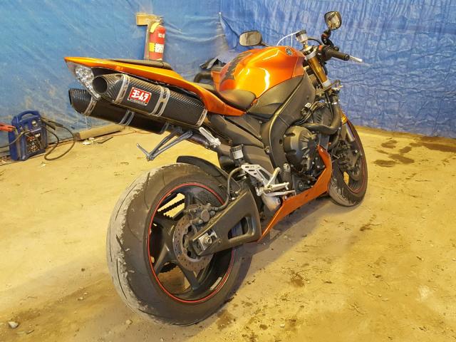 JYARN20E17A007314 - 2007 YAMAHA YZFR1 ORANGE photo 4