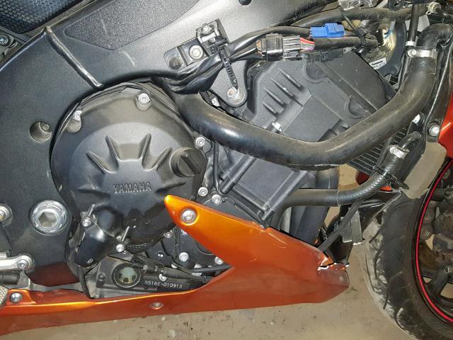 JYARN20E17A007314 - 2007 YAMAHA YZFR1 ORANGE photo 7