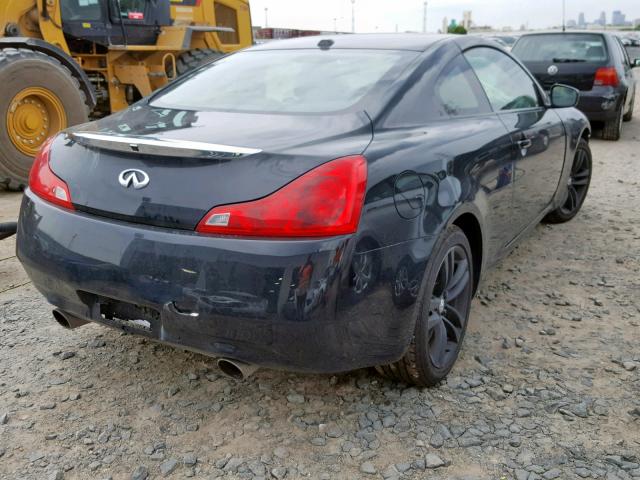 JNKCV64F49M650082 - 2009 INFINITI G37 BLACK photo 4