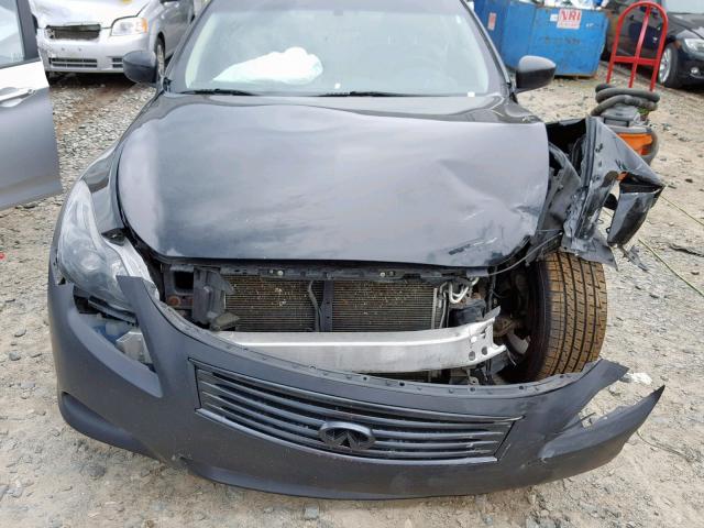 JNKCV64F49M650082 - 2009 INFINITI G37 BLACK photo 7