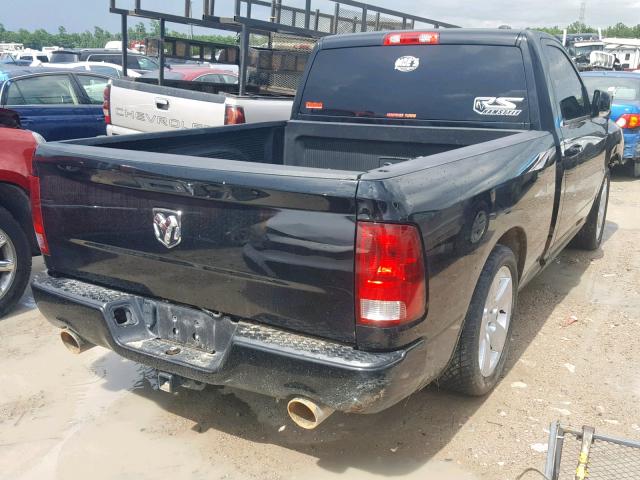 3C6JD6AT1CG261388 - 2012 DODGE RAM 1500 S BLACK photo 4