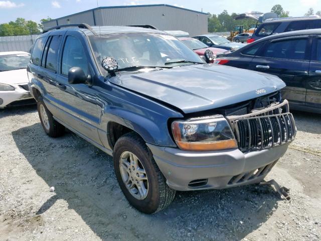 1J4GX48S62C165277 - 2002 JEEP GRAND CHER BLUE photo 1