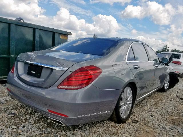 WDDUG8FB6FA155827 - 2015 MERCEDES-BENZ S 550 4MAT SILVER photo 4