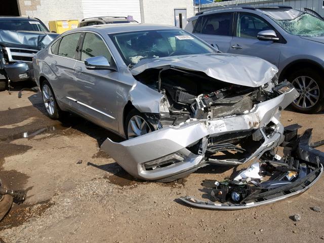 2G1165S35F9202413 - 2015 CHEVROLET IMPALA LTZ SILVER photo 1