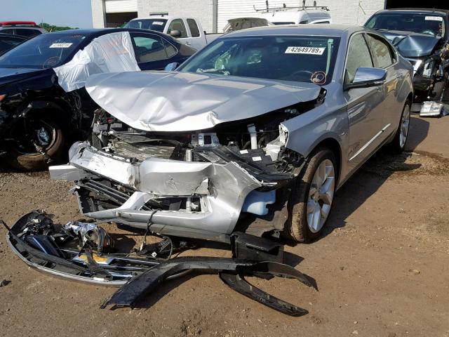 2G1165S35F9202413 - 2015 CHEVROLET IMPALA LTZ SILVER photo 2