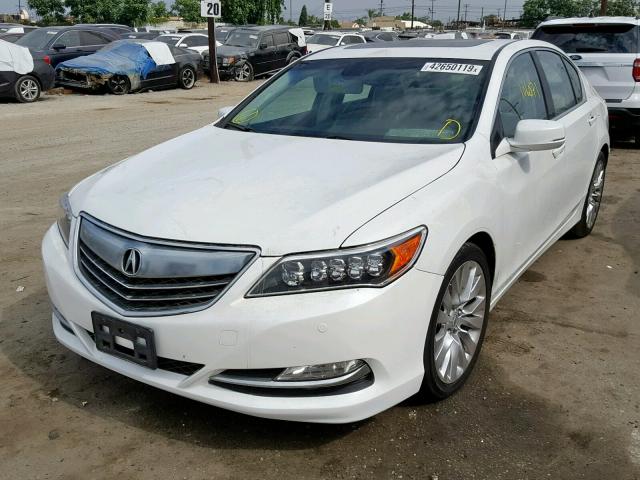 JH4KC1F99EC004001 - 2014 ACURA RLX ADVANC WHITE photo 2