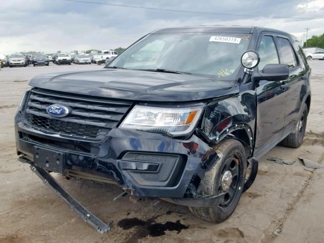 1FM5K8AR8JGA83239 - 2018 FORD EXPLORER P BLACK photo 2