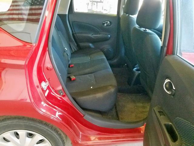 3N1CE2CP6FL414482 - 2015 NISSAN VERSA NOTE RED photo 6