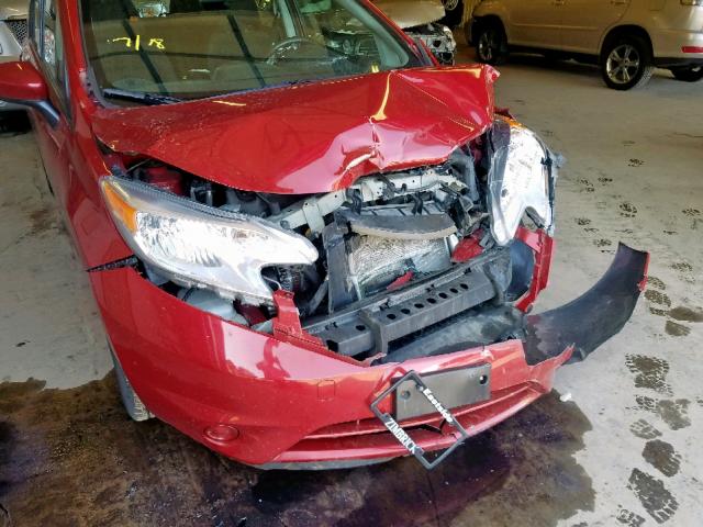 3N1CE2CP6FL414482 - 2015 NISSAN VERSA NOTE RED photo 9