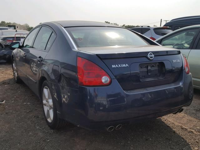 1N4BA41E44C923423 - 2004 NISSAN MAXIMA SE BLUE photo 3