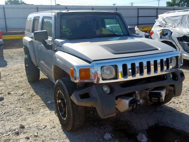 5GTEN13E588180828 - 2008 HUMMER H3 SILVER photo 1