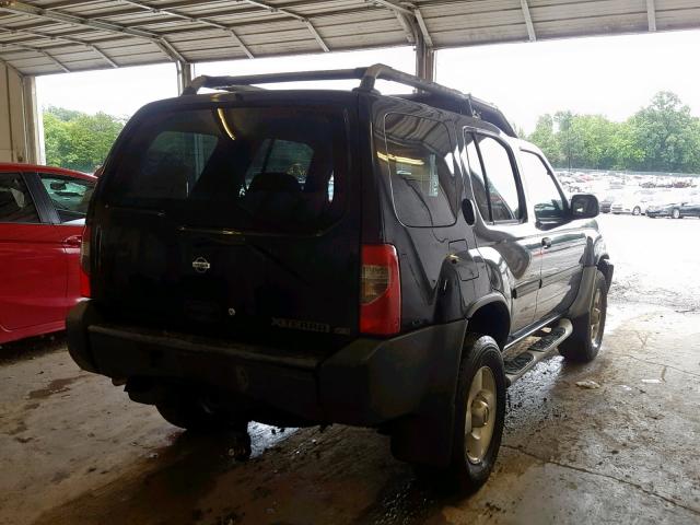 5N1ED28Y91C557050 - 2001 NISSAN XTERRA XE BLACK photo 4