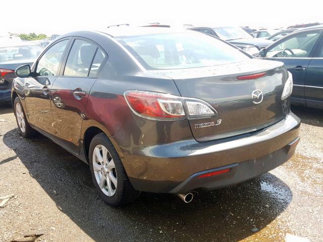 JM1BL1SFXA1353669 - 2010 MAZDA 3 I GRAY photo 3