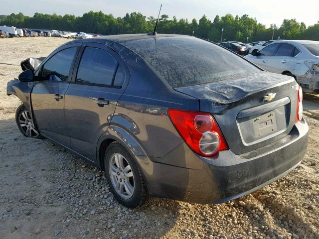 1G1JA5SH7C4195926 - 2012 CHEVROLET SONIC LS GRAY photo 3