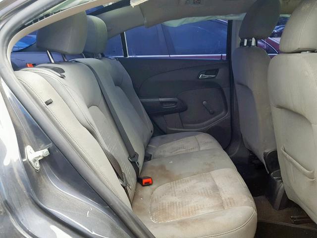 1G1JA5SH7C4195926 - 2012 CHEVROLET SONIC LS GRAY photo 6