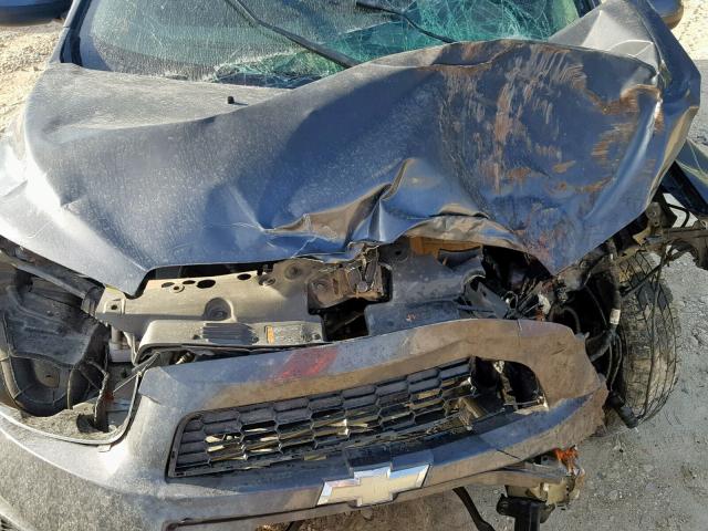 1G1JA5SH7C4195926 - 2012 CHEVROLET SONIC LS GRAY photo 7