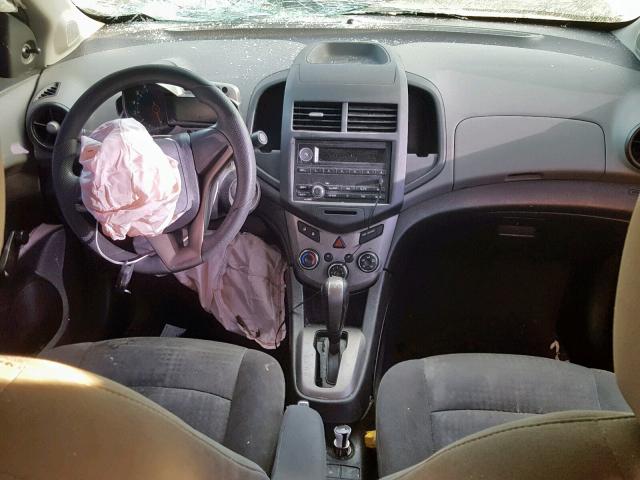 1G1JA5SH7C4195926 - 2012 CHEVROLET SONIC LS GRAY photo 9