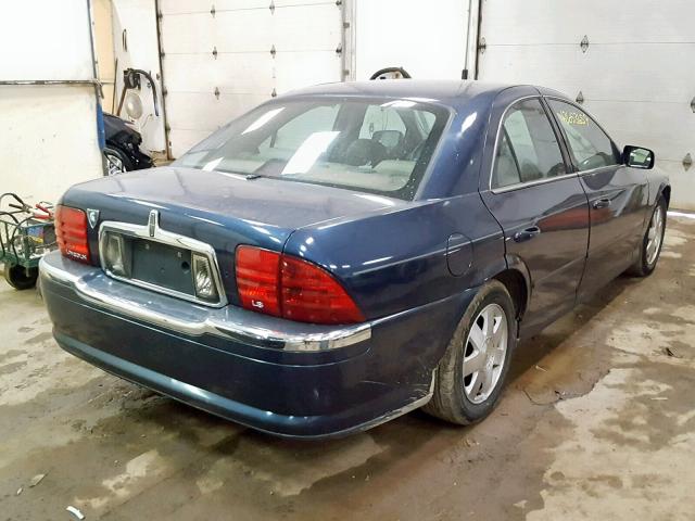 1LNHM86S12Y709857 - 2002 LINCOLN LS BLUE photo 4