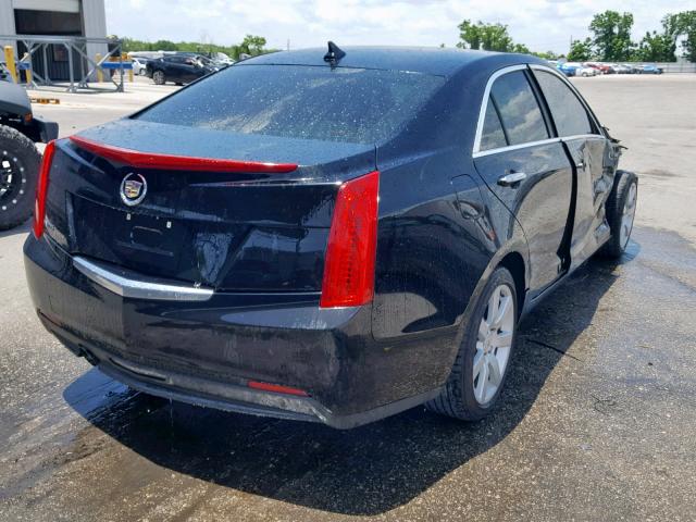 1G6AA5RA0E0175059 - 2014 CADILLAC ATS BLACK photo 4