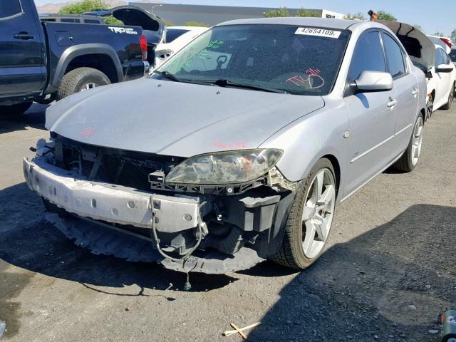 JM1BK124761541350 - 2006 MAZDA 3 S SILVER photo 2