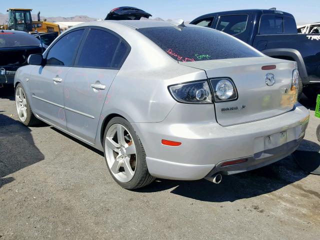 JM1BK124761541350 - 2006 MAZDA 3 S SILVER photo 3