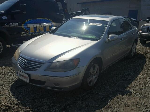 JH4KB16567C002502 - 2007 ACURA RL GRAY photo 2