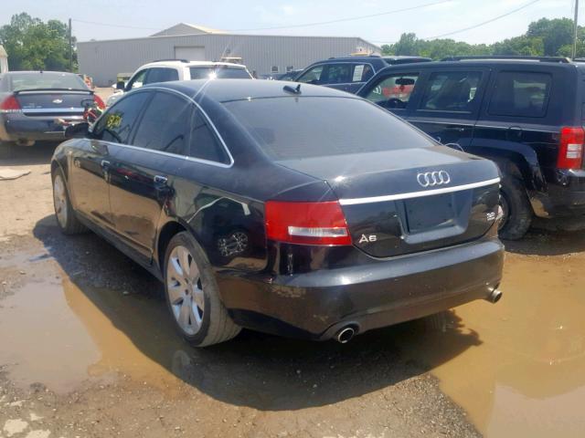 WAUDH74F76N082545 - 2006 AUDI A6 3.2 QUA BLACK photo 3