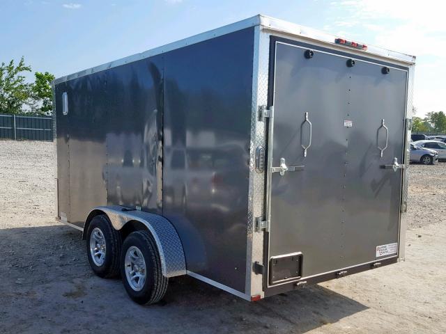 5YCBE1428KH001229 - 2019 CARGO TRAILER BLACK photo 3