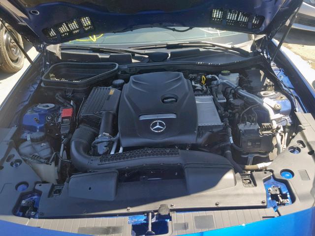 WDDPK3JA9HF128768 - 2017 MERCEDES-BENZ SLC 300 BLUE photo 7