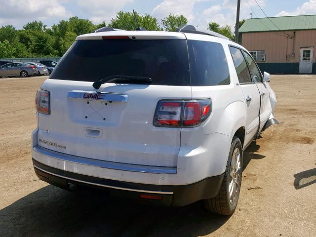 1GKKRSKD8HJ242636 - 2017 GMC ACADIA LIM WHITE photo 4