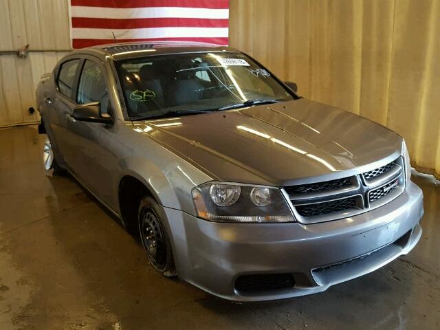 1C3CDZAG2DN756167 - 2013 DODGE AVENGER SE GRAY photo 1