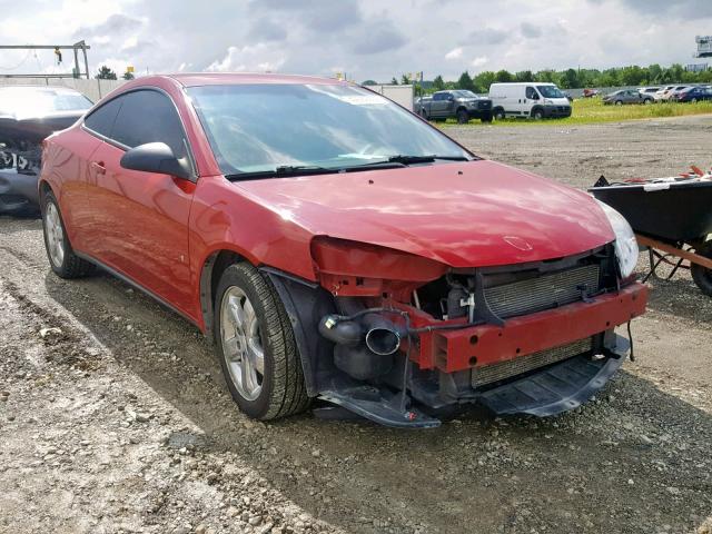 1G2ZH18N974109554 - 2007 PONTIAC G6 GT RED photo 1