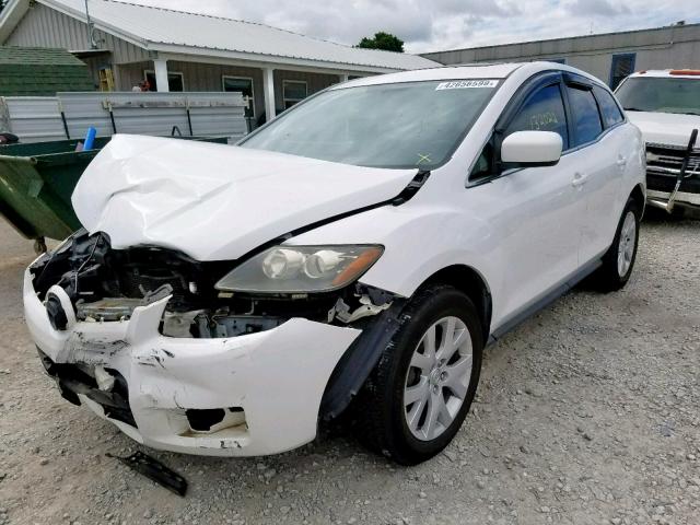 JM3ER293780205807 - 2008 MAZDA CX-7 WHITE photo 2